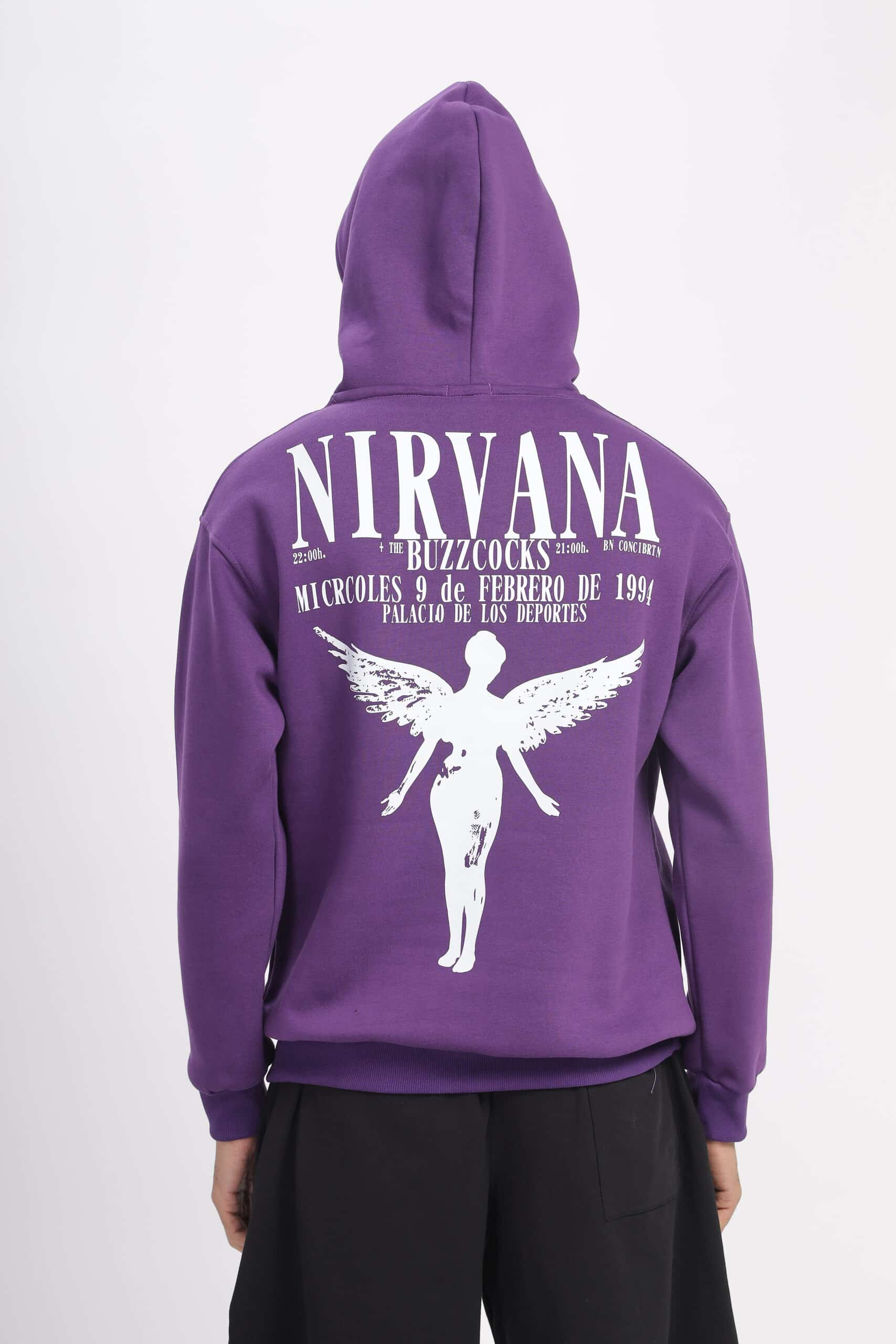 Image of Vintage Nirvana Unisex Oversized Hoodie